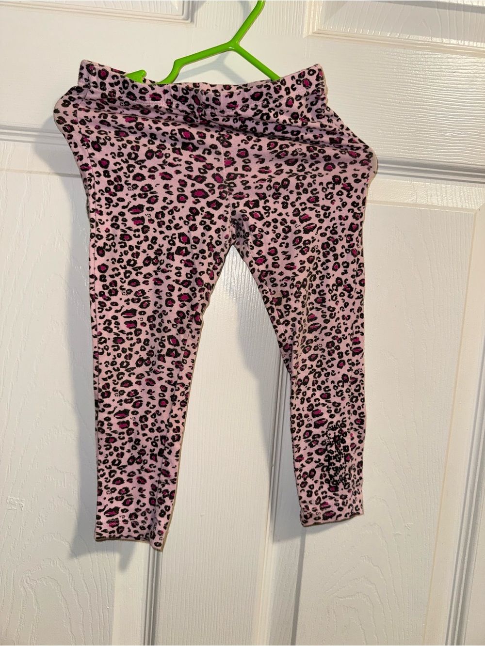 Guess Pink Leopard-Print Girls' Leggings